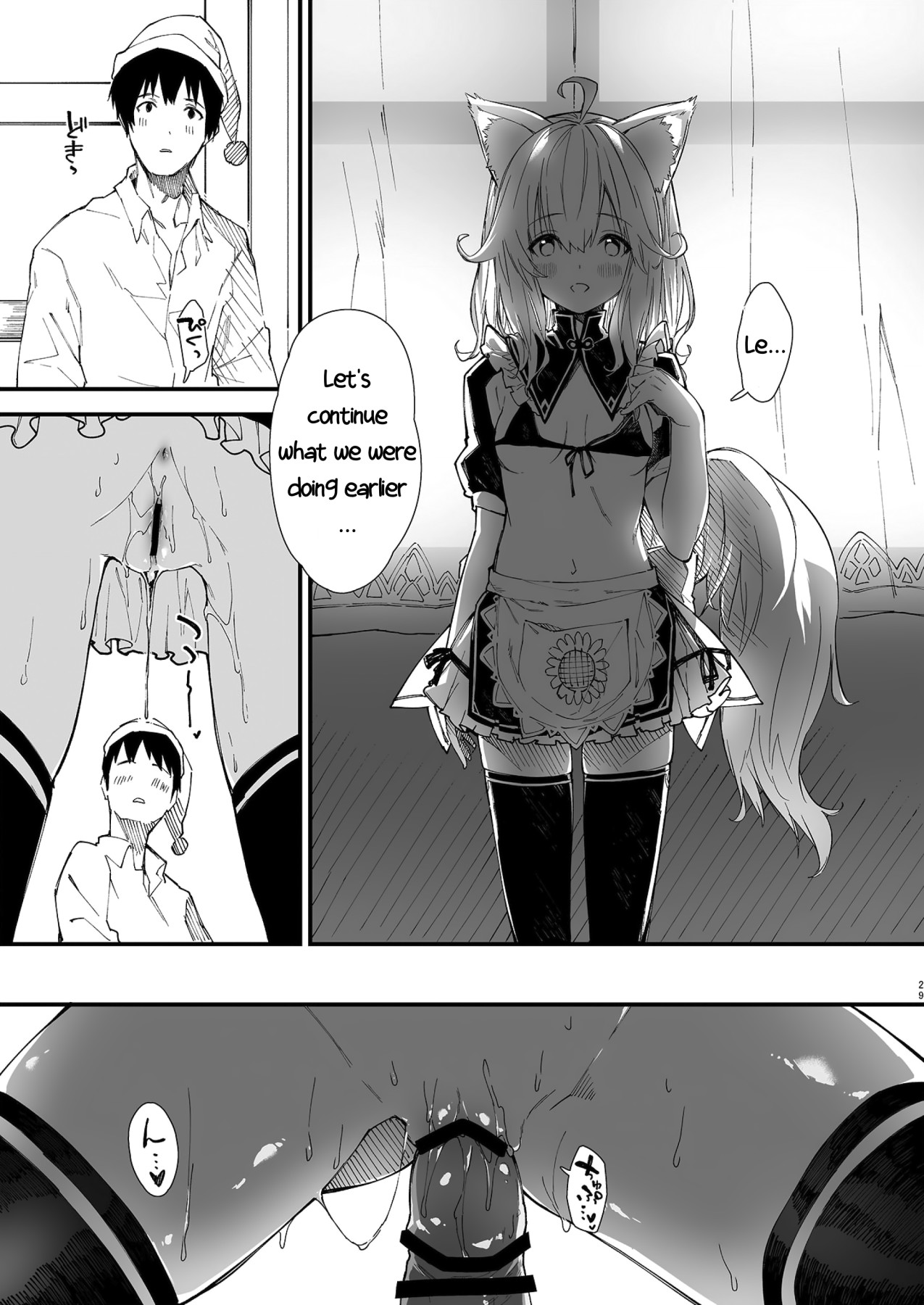 Hentai Manga Comic-A Book About Making Out With a Kemonomimi Maid-Read-27